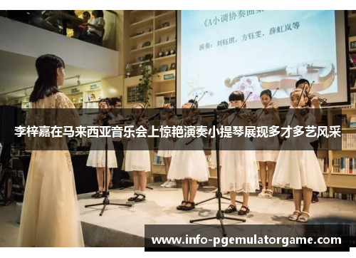 李梓嘉在马来西亚音乐会上惊艳演奏小提琴展现多才多艺风采 李梓嘉在马来西亚音乐会上惊艳演奏小提琴展现多才多艺风采